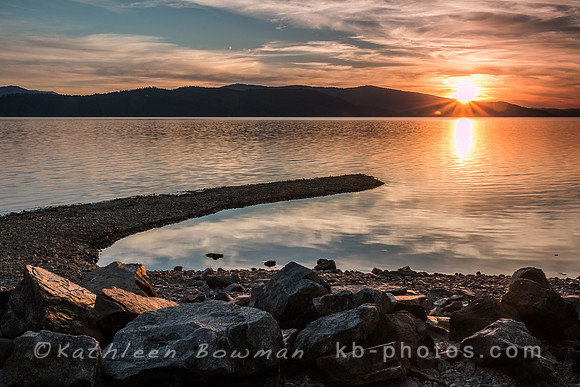 Sunset at Lake Pend Orielle