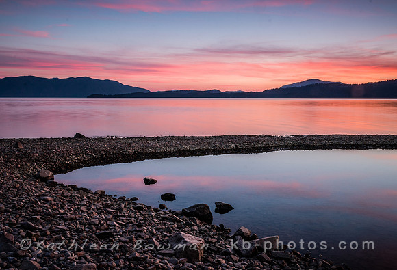 Dusk at Lake Pend Orielle