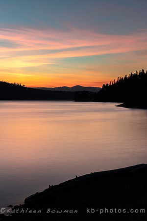 Lake Coeur D'Alene at Dusk